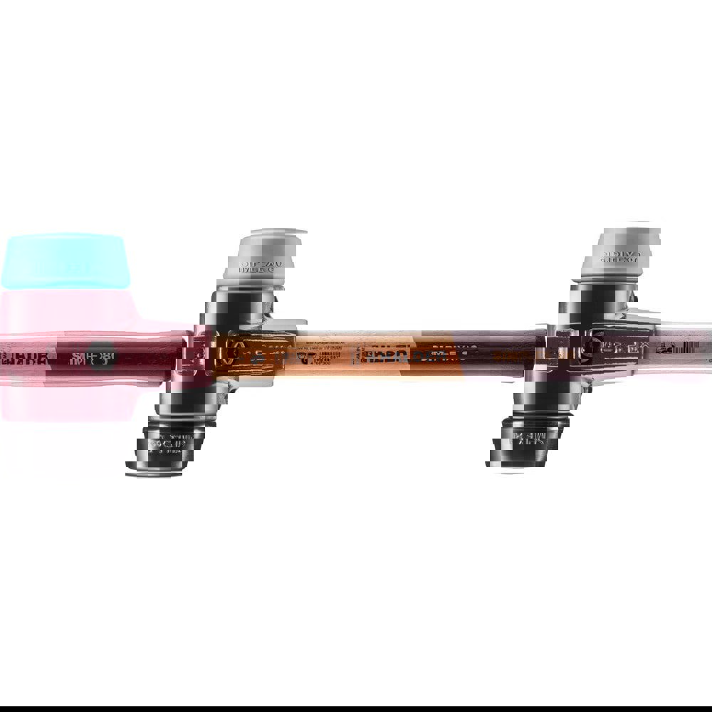 Mallets; Mallet Type: Double Face Mallet ; Head Weight (Oz): 97 ; Head Material: Rubber ; Handle Material: Hickory ; Head Color: Black; Blue ; Handle Length (Decimal Inch): 15-1/2