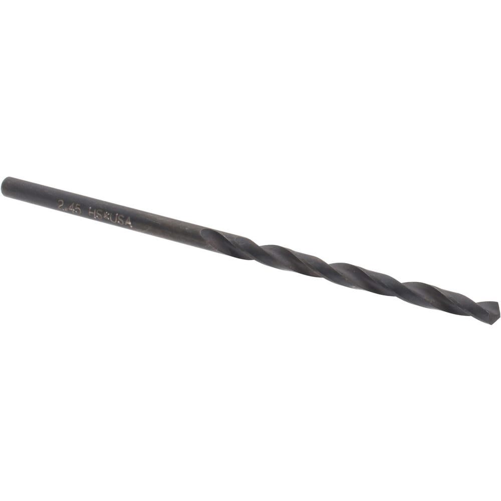 Jobber Length Drill Bit: 2.45 mm (0.0965) Dia, 118 deg, HSS