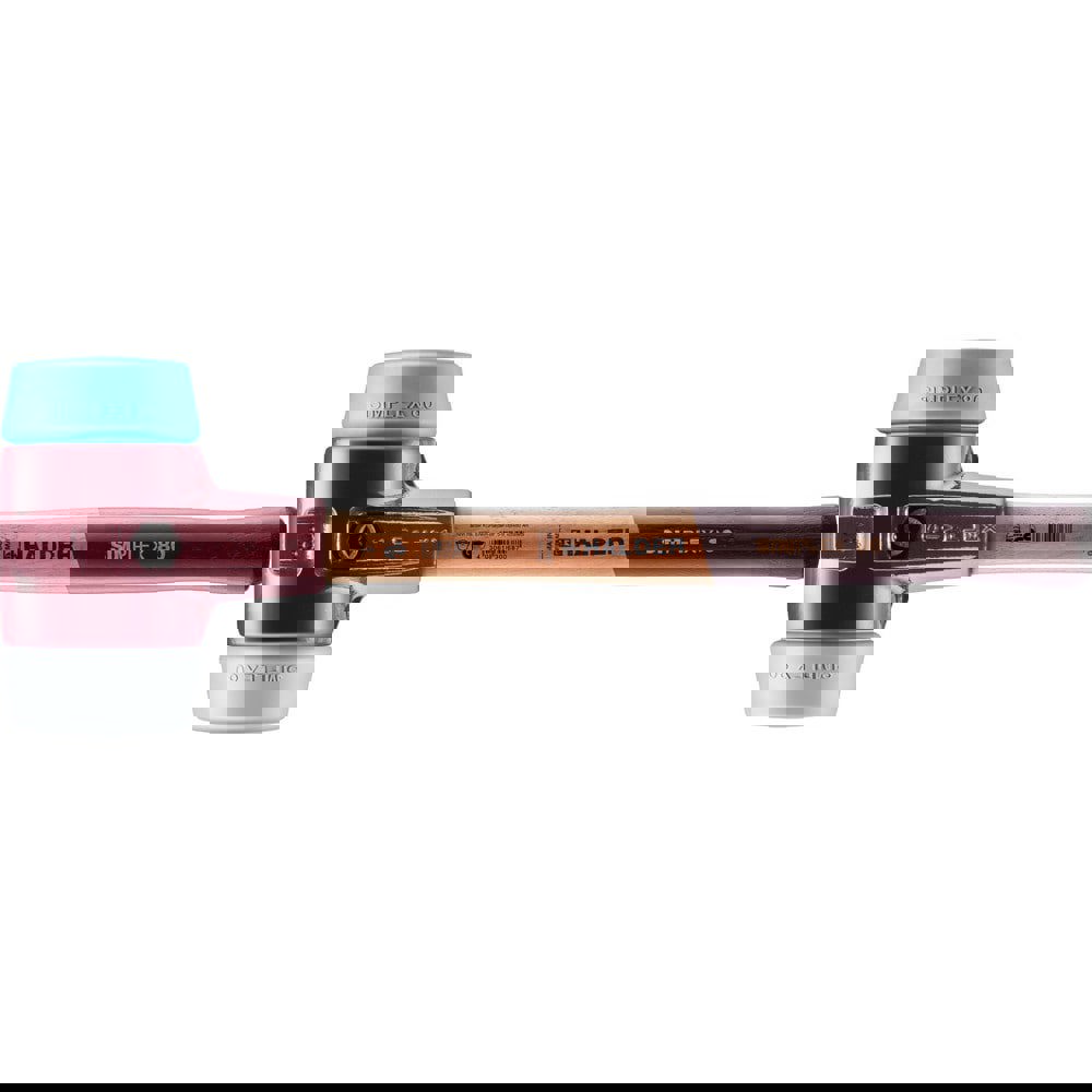 Mallets; Mallet Type: Non-Marring Mallet ; Head Weight (Oz): 97 ; Head Material: Rubber ; Handle Material: Hickory ; Head Color: Blue; Gray ; Handle Length (Decimal Inch): 15-1/2