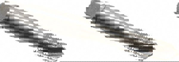 Spiral Point Tap: 3/8-24, UNF, 3 Flutes, Plug, Powdered Metal, Bright Finish