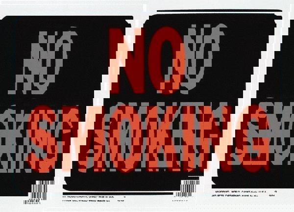 Sign: No SmokingRectangle, 