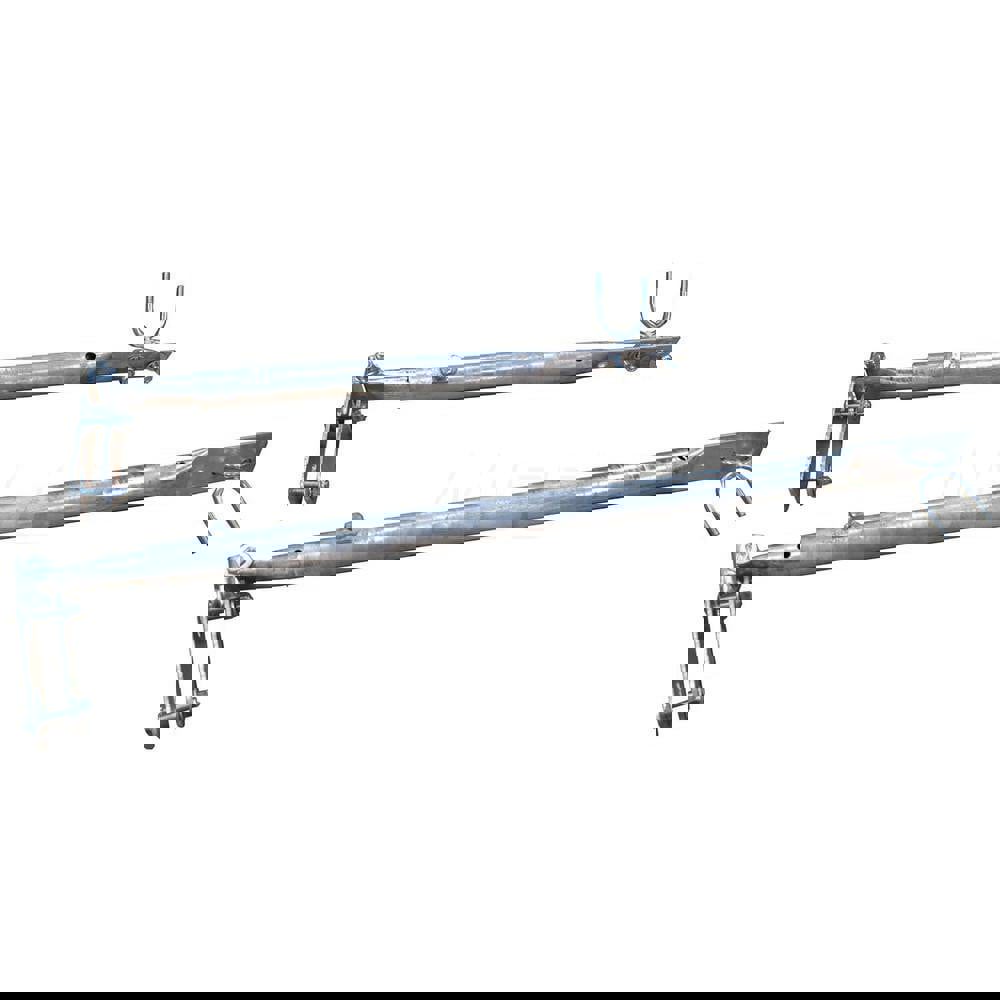 Traffic Guard Rail Mount Post: Permanent Mount, Steel, Gray