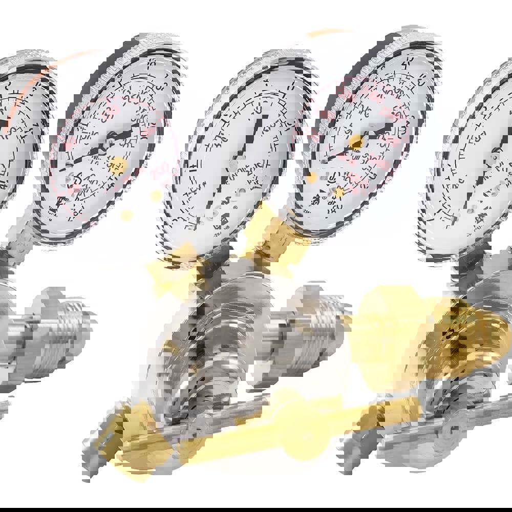 580 CGA Inlet Connection, Female Fitting, 150 Max psi, Argon & Nitrogen Welding Regulator