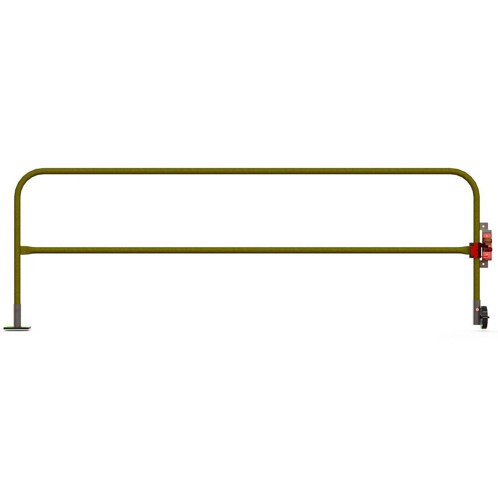 Hand Rail: Yellow, Painted, Steel