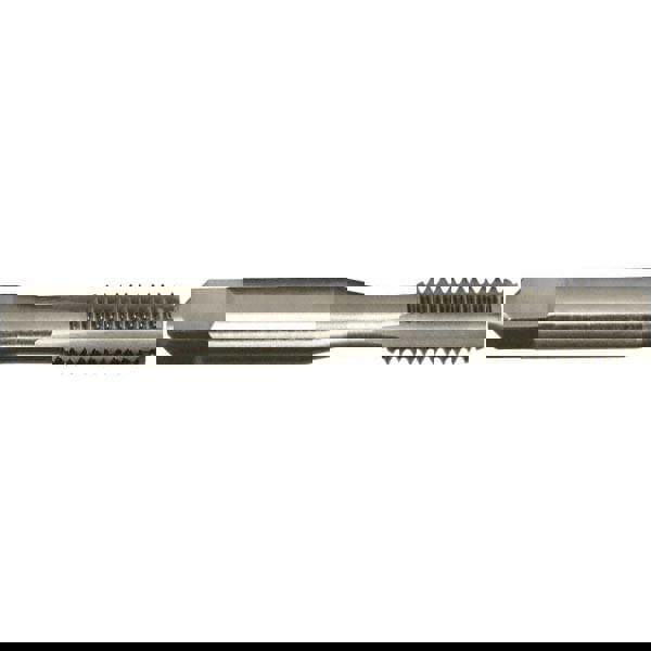 Straight Flute Tap: #8-32 UNC, 2 Flutes, Bottoming, 2B Class of Fit, High Speed Steel, Bright/Uncoated