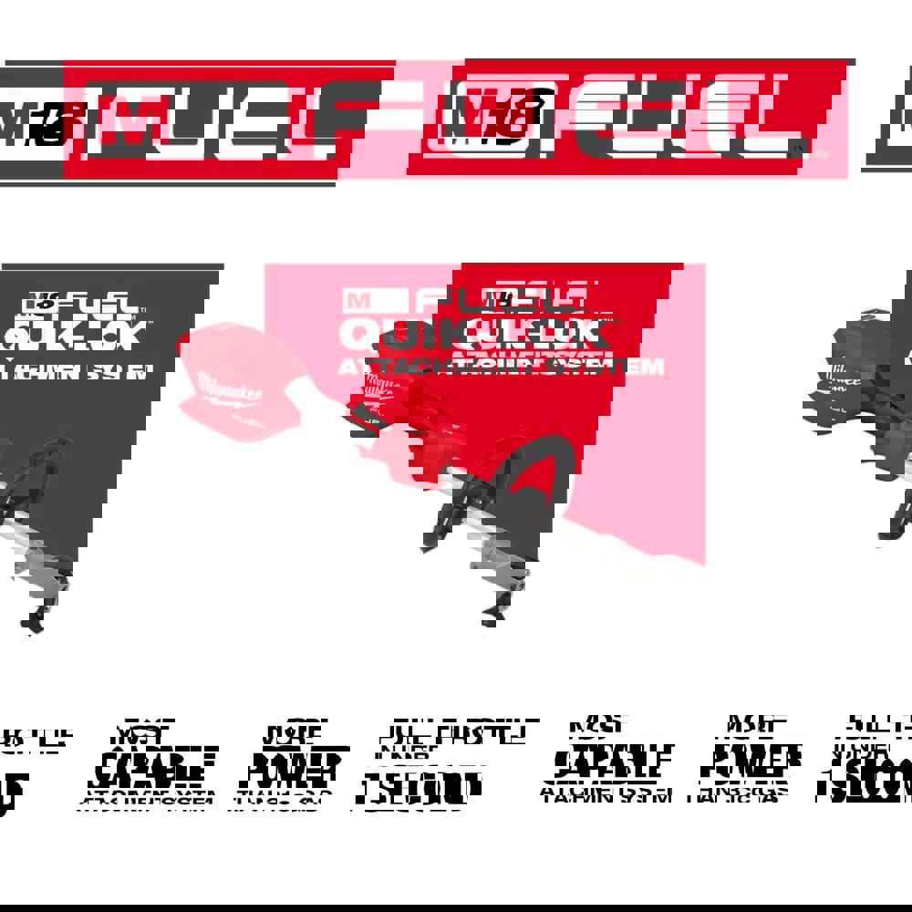 Outdoor Power Equipment Accessories; Accessory Type: Power Head ; For Use With: All Milwaukee Tool QUIK-LOK Attachments ; Material: Aluminum ; Length (Inch): 33.25 in ; Overall Width: 5in ; Overall Height: 5.5in