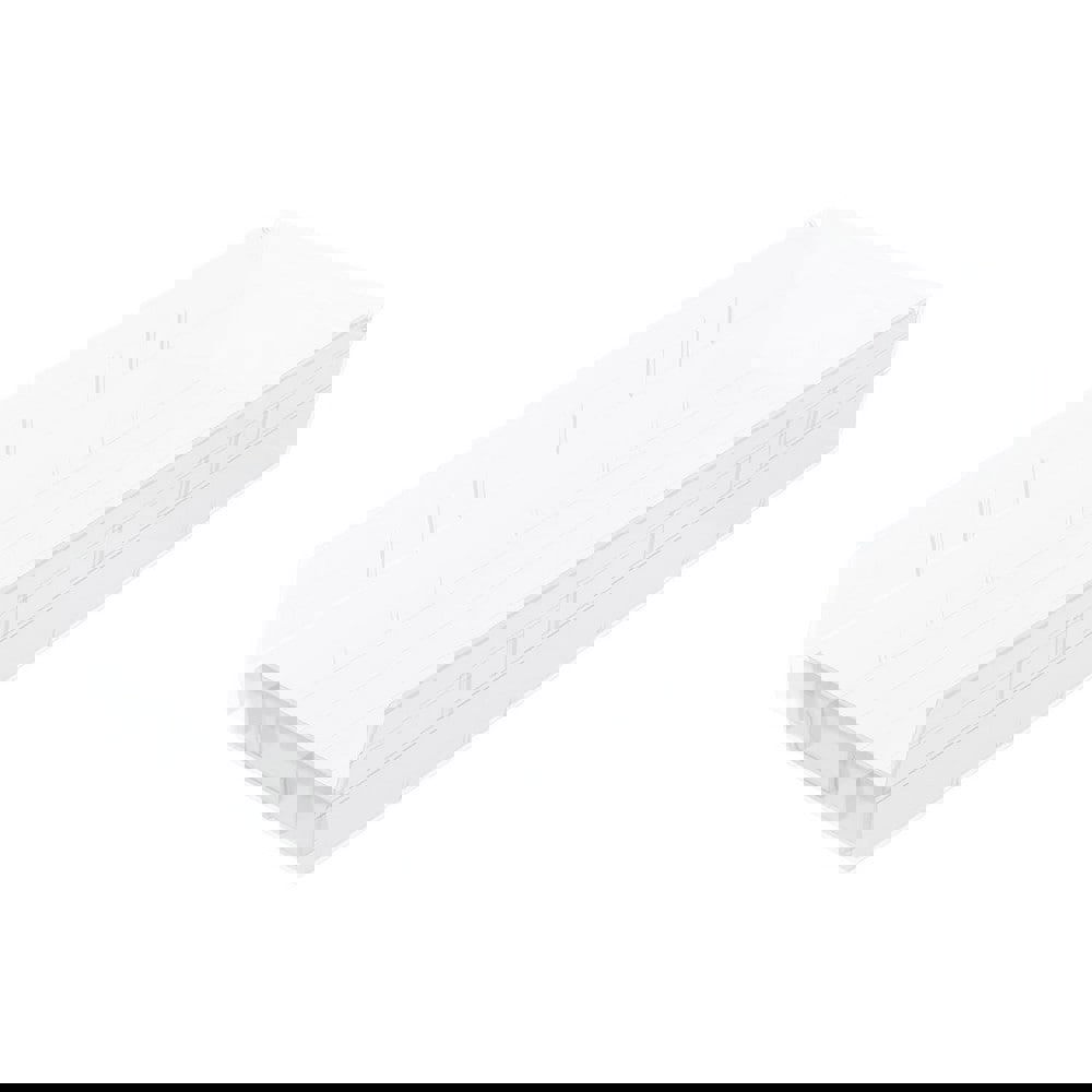 Plastic Hopper Shelf Bin: Clear