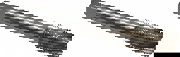 Spiral Point Tap: 1/2-20 UNF, 4 Flutes, Plug Chamfer, 3B Class of Fit, Powdered Metal High-Speed Steel, Bright/Uncoated