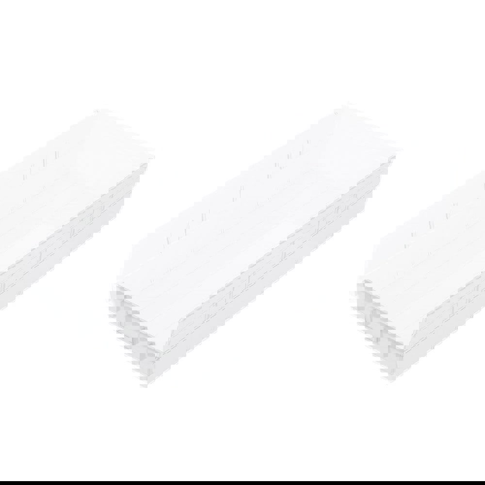 Plastic Hopper Shelf Bin: Clear