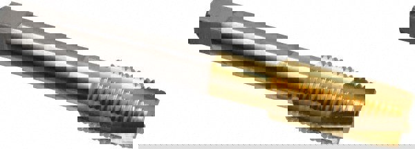 Spiral Point Tap: 1/2-20, UNF, 3 Flutes, Plug, 2B, Powdered Metal, TiN Finish