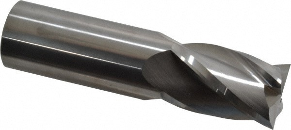 Square End Mill: 1'' Dia, 1-1/2'' LOC, 1'' Shank Dia, 4'' OAL, 4 Flutes, Solid Carbide
