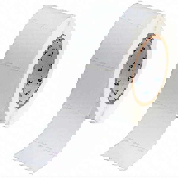 Label Maker Label: Silver, Metallized Polyester, 1,000 per Roll