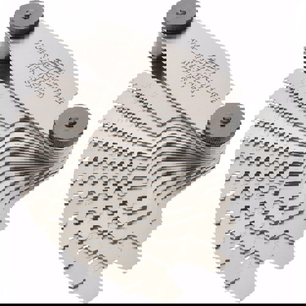 12 Leaf, 2 to 20mm Pitch Range, Stainles