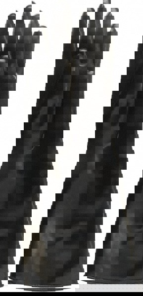 General Purpose Work Gloves: Large, Rubber Coated