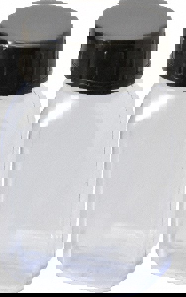 Less than 100 mL Polyvinylchloride Wide-Mouth Bottle: 1.5