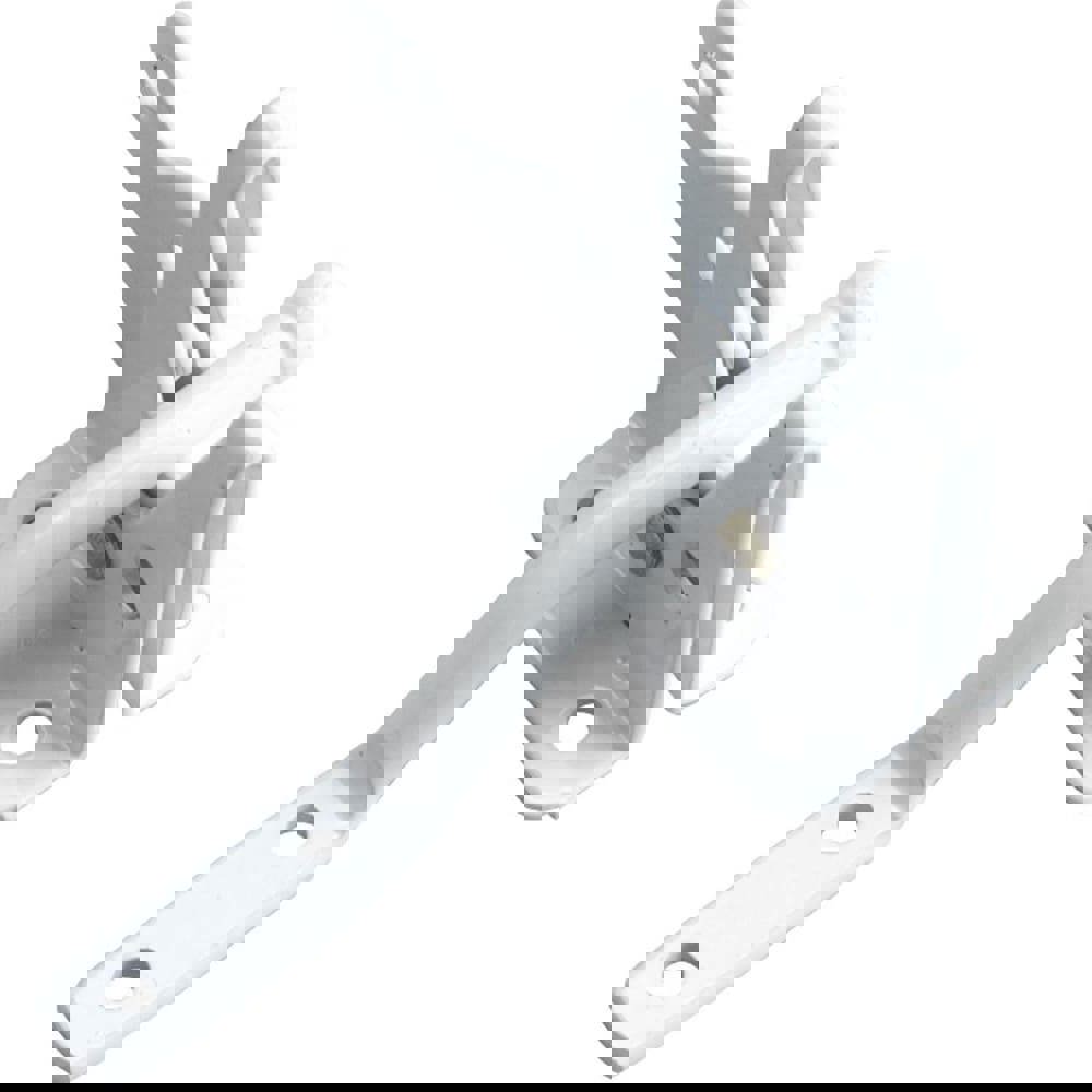 Gate Latches; Mount Type: Screw ; Finish/Coating: White ; Overall Length: 4.84 ; Projection: 2.24in ; Bolt Length: 4.840 ; Overall Width: 1