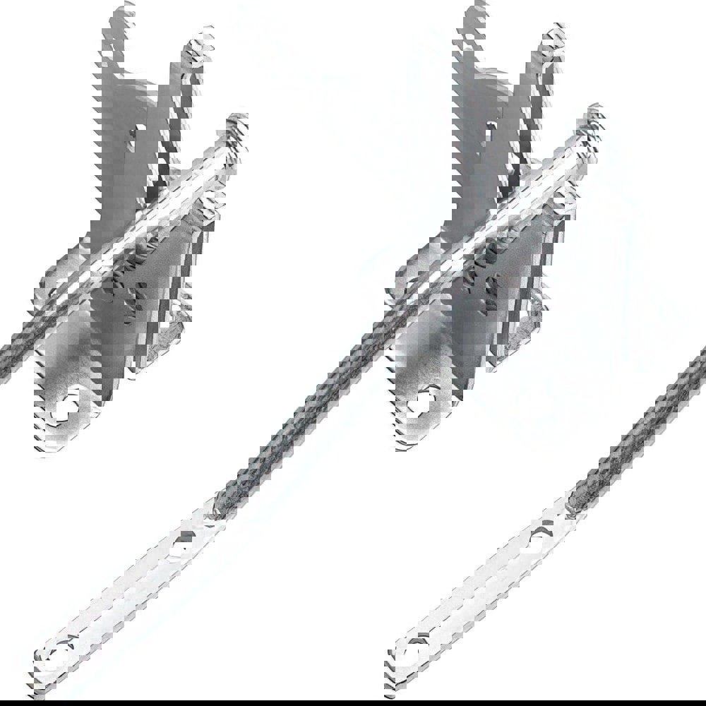 Gate Latches; Mount Type: Screw ; Finish/Coating: Zinc-Plated ; Overall Length: 4.84 ; Projection: 2.24in ; Bolt Length: 4.840 ; Overall Width: 1