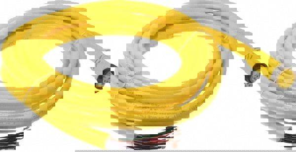 5 Amp, Female Straight to Pigtail Cordset Sensor and Receptacle