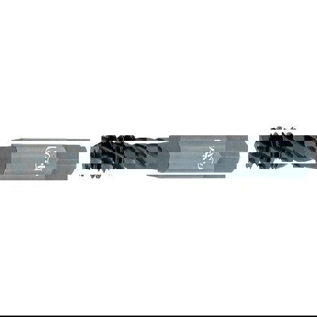 3/8-16 UNC, 3 Flute, 45&deg; Helix, Semi-Bottoming Chamfer, Oxide Finish, High Speed Steel Spiral Flute STI Tap