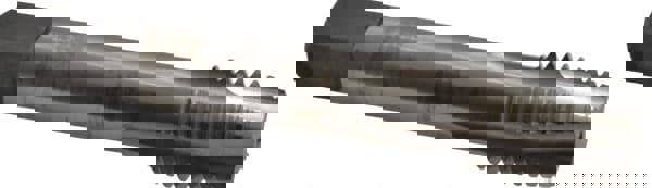 Spiral Point Tap: 3/4-10 UNC, 4 Flutes, Plug Chamfer, 3B Class of Fit, Powdered Metal High-Speed Steel, Bright/Uncoated