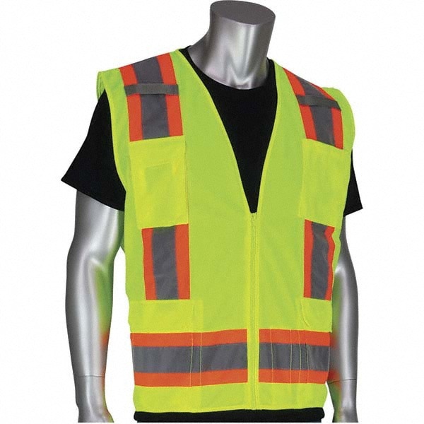 High Visibility Vest: 3X-Large, Surveyor's Vest, ANSI Class 2