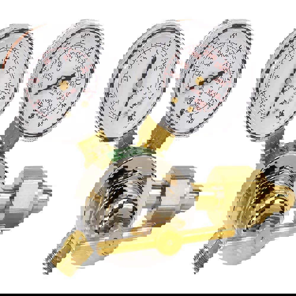 540 CGA Inlet Connection, Female Fitting, 20 Max psi, Oxygen Welding Regulator