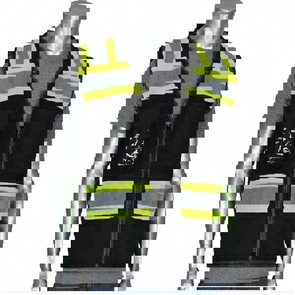 High Visibility Vest: 3X-Large, Surveyor's Vest, ANSI Class 1