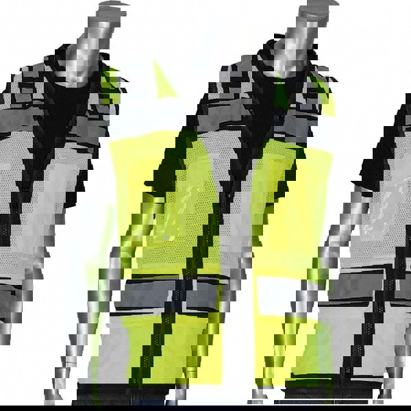 High Visibility Vest: Large, Surveyor's Vest, ANSI Class 2