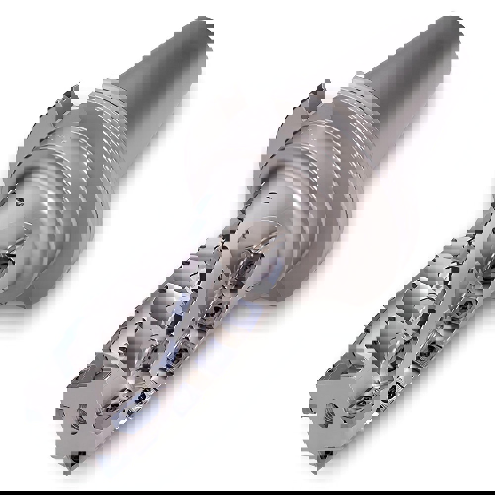Indexable Square-Shoulder End Mill: 23J6G-2008048R00, 154.94 mm Max Depth of Cut, CV50 Taper Shank