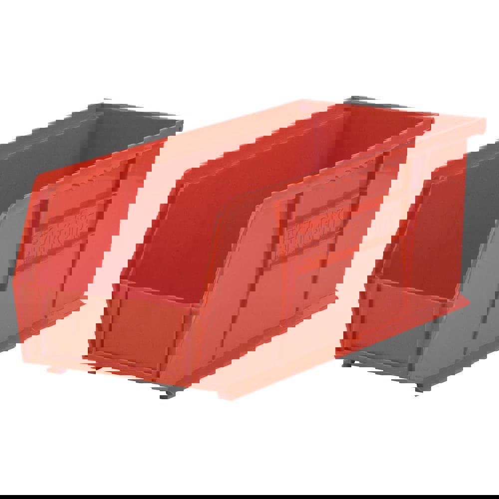 Plastic Hopper Stacking Bin: Red