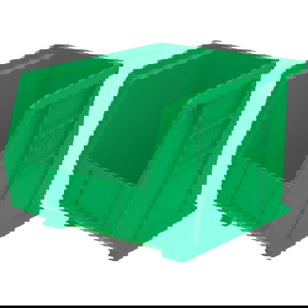 Plastic Hopper Stacking Bin: Green