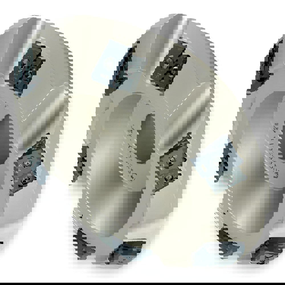 Indexable Chamfer & Angle Face Mills; Minimum Cutting Diameter (Decimal Inch): 10.0000 ; Minimum Cutting Diameter (Inch): 10 ; Maximum Cutting Diameter (mm): 281.18 ; Maximum Cutting Diameter (Decimal Inch): 11.0700