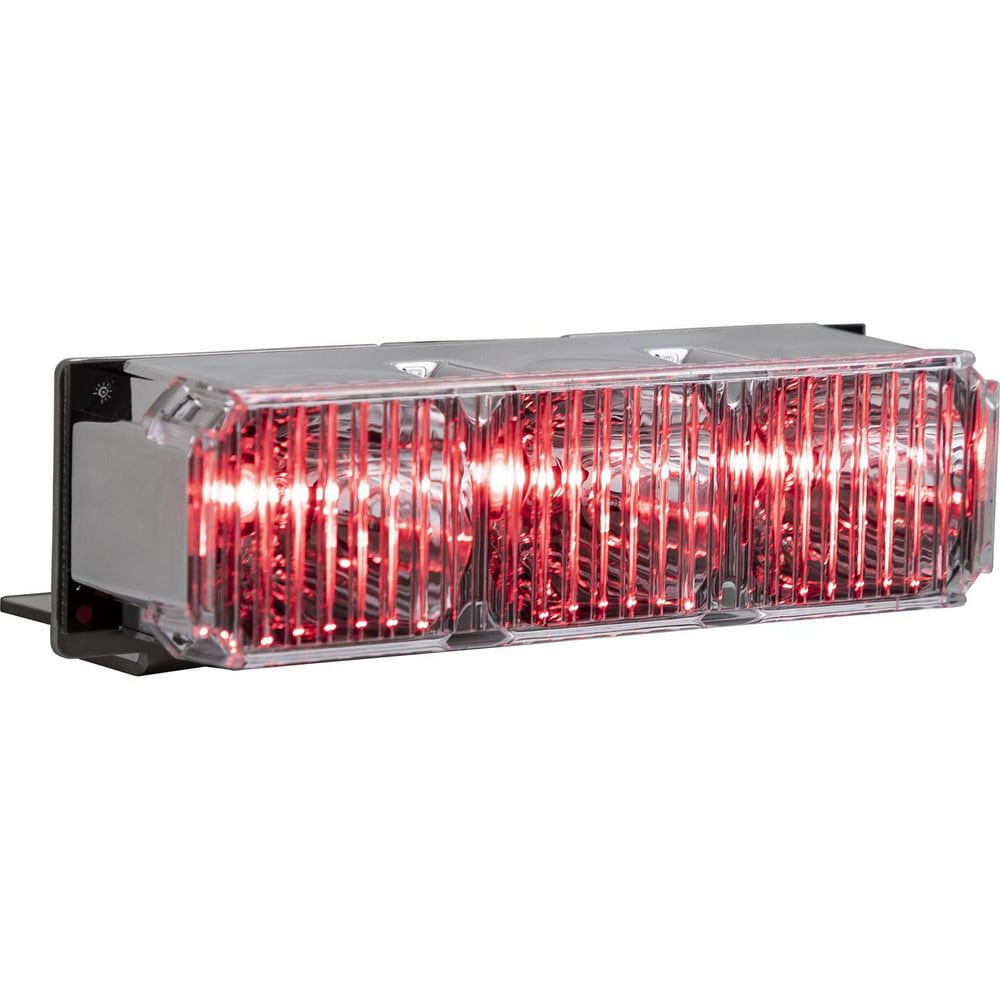 Auxiliary Lights; Light Type: Strobe Light ; Amperage Rating: 0.0000 ; Light Technology: LED ; Color: Red ; Material: Steel ; Voltage: 12