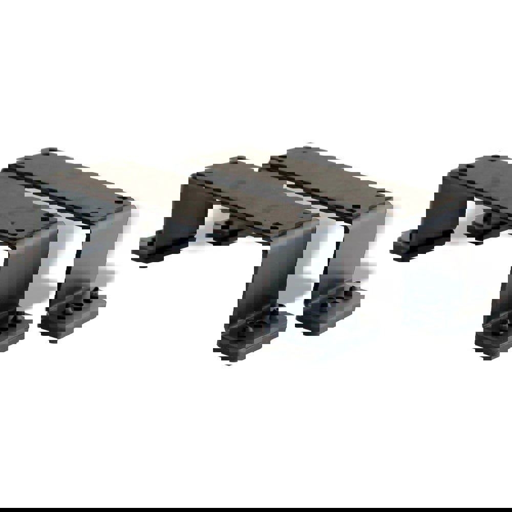 Automotive Light Mounts & Accessories; Type: Wide Surface Steel Mounting Feet ; For Use With: LED Modular Light Bar ; Length (Inch): 8-3/4 ; Material: Steel ; Color: Black ; Height (Inch): 2-1/4