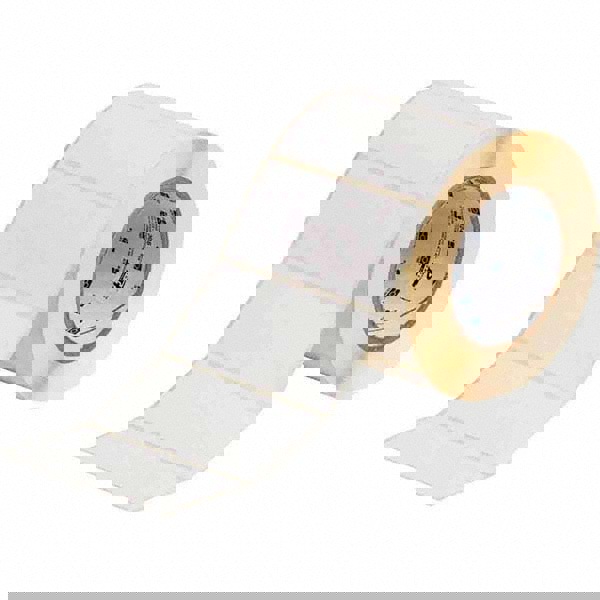 Label Maker Label: White, Paper, 1,000 per Roll