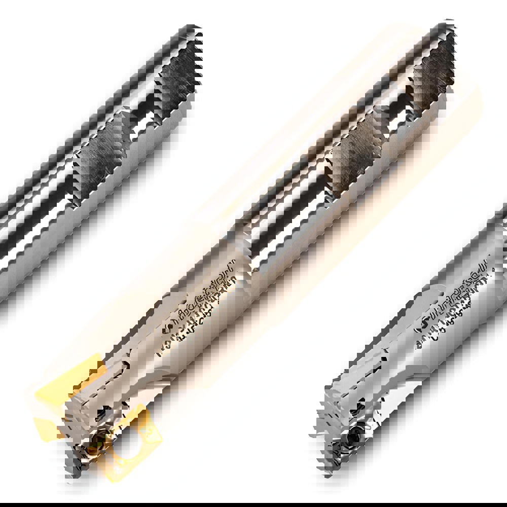 Indexable Square-Shoulder End Mills; Maximum Depth of Cut (mm): 12.45 ; Maximum Depth of Cut (Decimal Inch): 0.4900 ; Cutter Style: 12J1X ; Shank Type: Weldon Flat ; Shank Diameter (Decimal Inch): 1.2500 ; Shank Diameter (Inch): 1-1/4