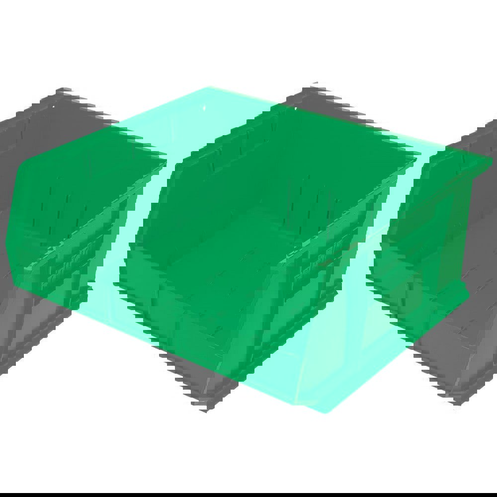 Plastic Hopper Stacking Bin: Green