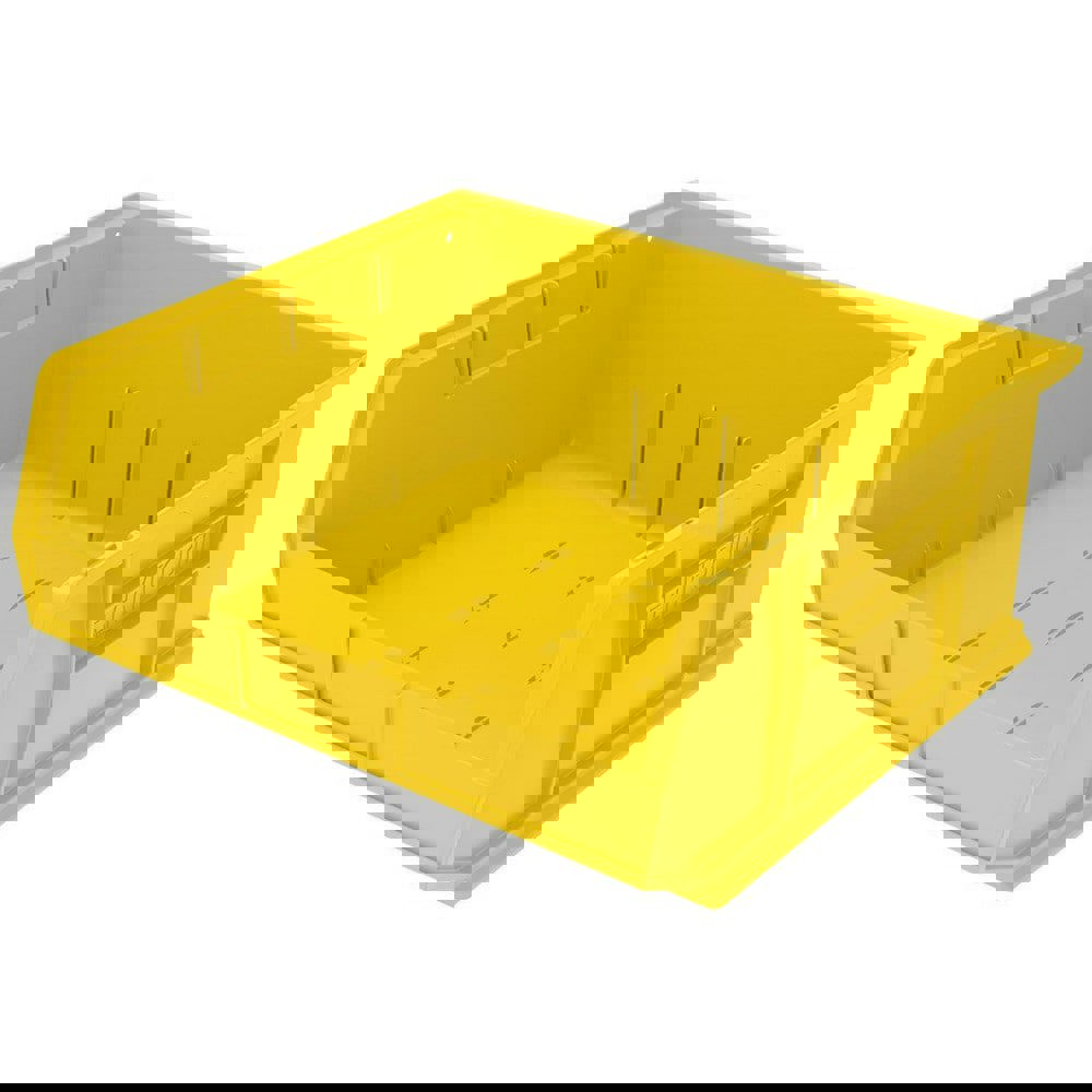 Plastic Hopper Stacking Bin: Yellow