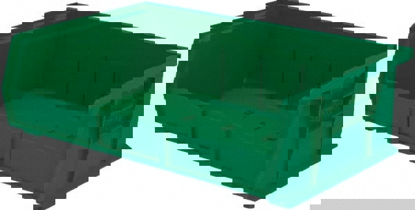 Plastic Hopper Stacking Bin: Green