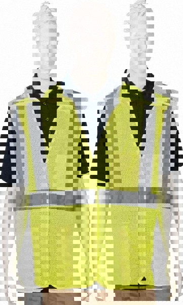 High Visibility Vest: 3X-Large, Breakaway Vest, ANSI Class 2