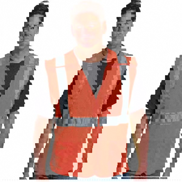 High Visibility Vest: Large, Breakaway Vest, ANSI Class 2