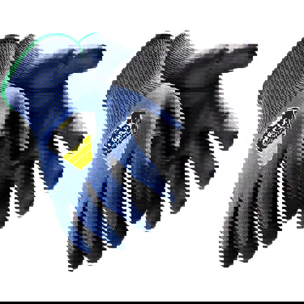 Cut & Puncture Resistant Gloves; Coating Material: Nitrile ; Coating Coverage: Palm & Fingertips ; Glove Type: Cut & Puncture-Resistant ; ANSI/ISEA Cut Resistance Level: A4 ; Primary Material: HPPE; Steel ; Lining Material: HPPE; Steel