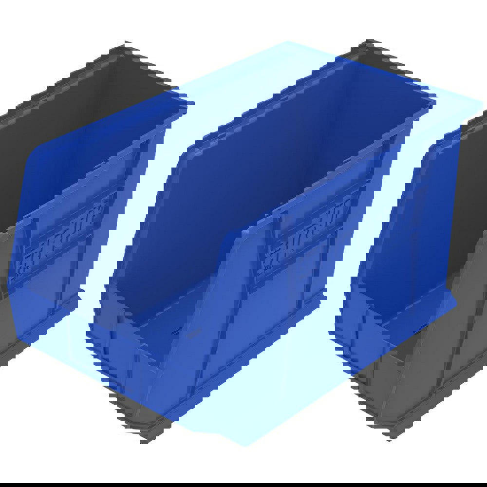 Plastic Hopper Stacking Bin: Blue