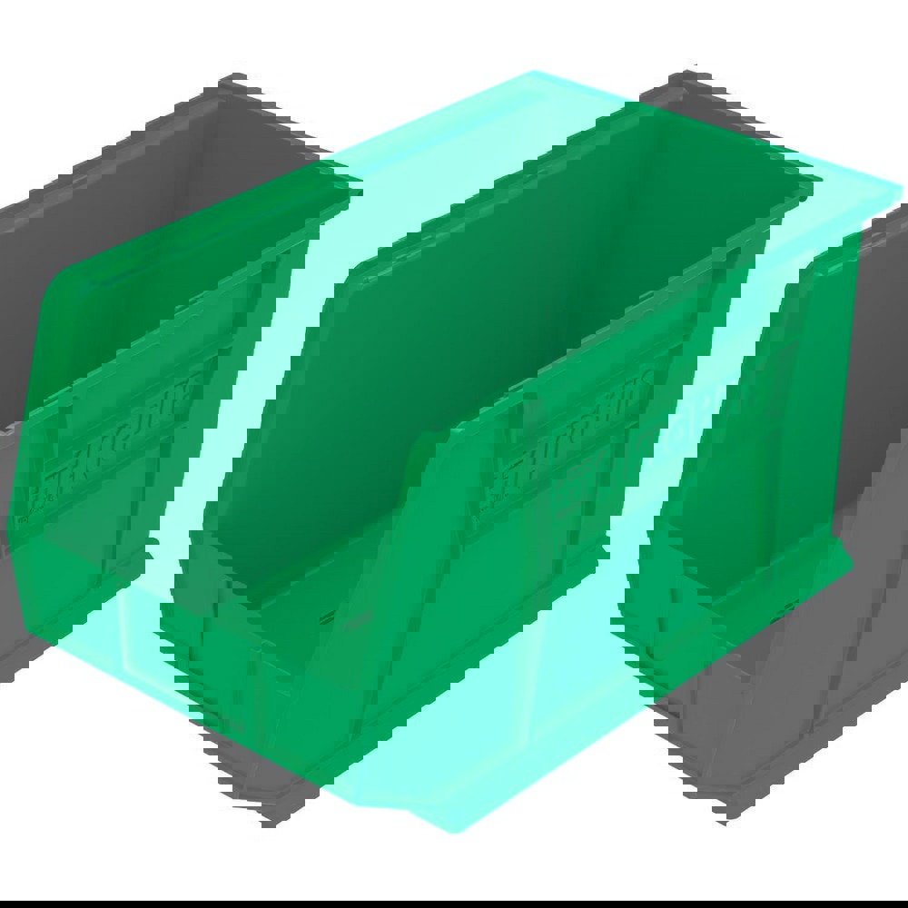 Plastic Hopper Stacking Bin: Green