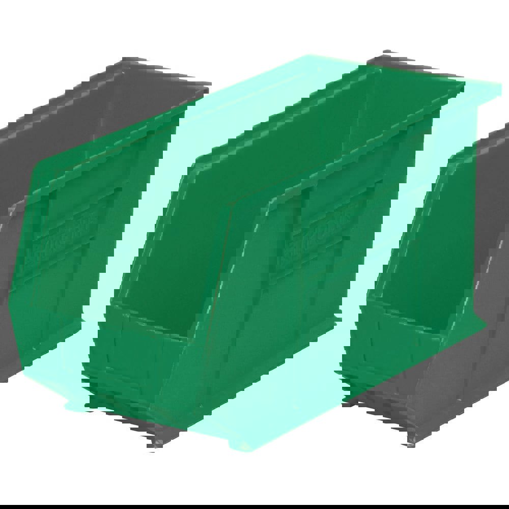 Plastic Hopper Stacking Bin: Green