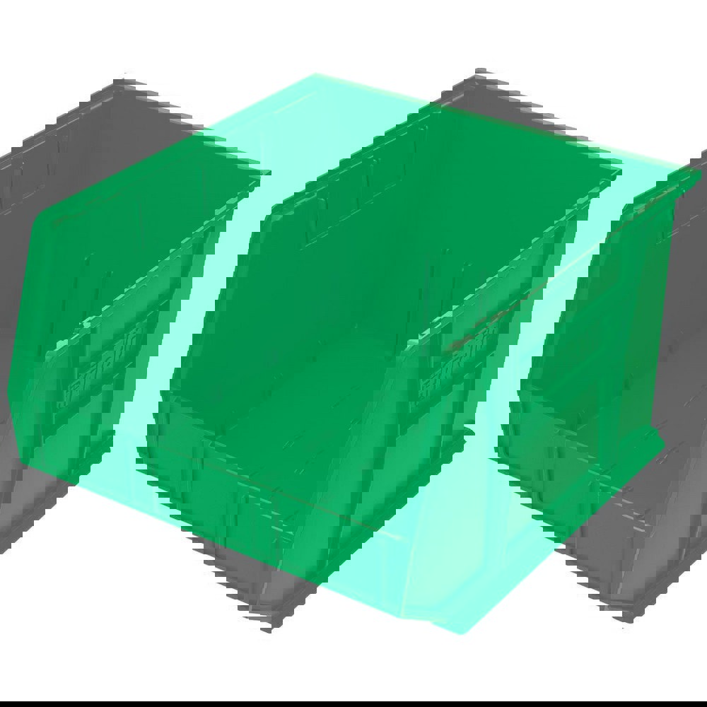 Plastic Hopper Stacking Bin: Green