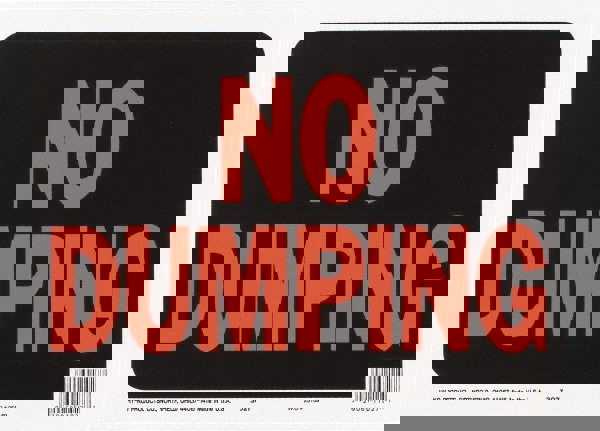 Security & Admittance Sign: Rectangle, 