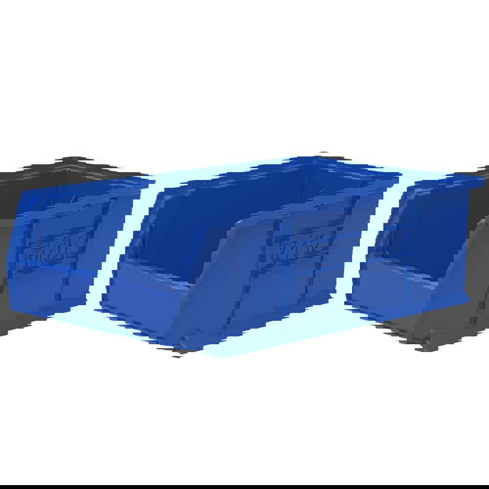 Plastic Hopper Stacking Bin: Blue