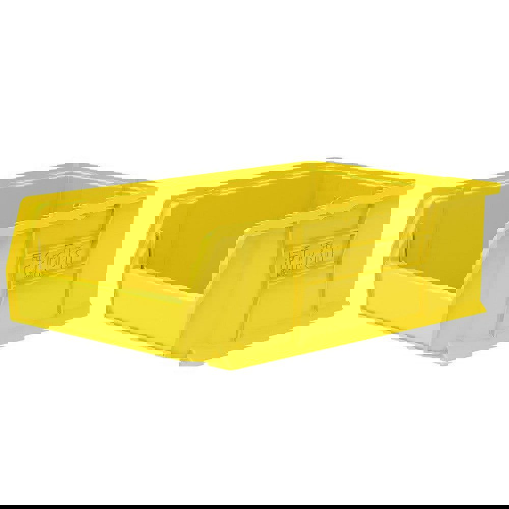 Plastic Hopper Stacking Bin: Yellow