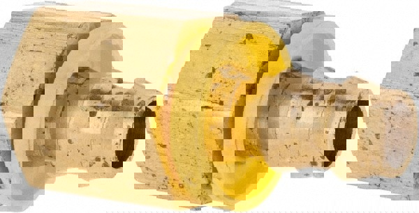 Hydraulic Hose Female NPTF Pipe Rigid Fitting: 9.50 mm Hose ID, Hose Size 6, 3/8-18 Thread